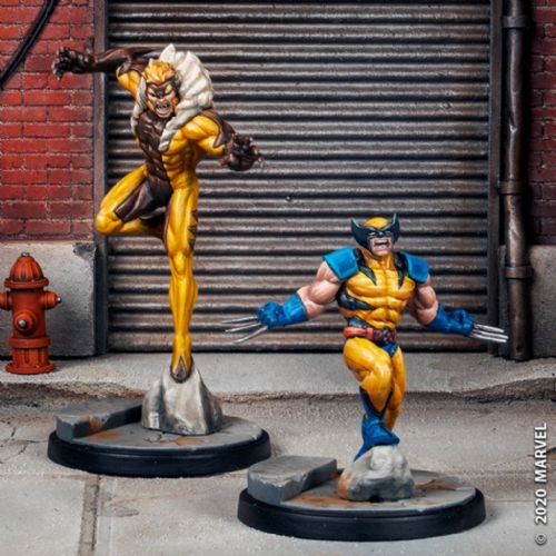 Marvel Crisis Protocol Wolverine and Sabertooth